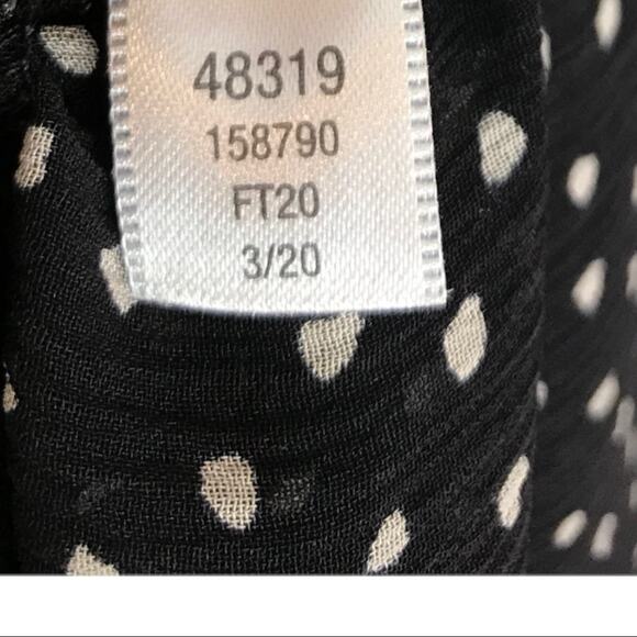 Garnet Hill Silk Dress Ruffle-Bodice Boho Peasant Sz XS oversized flowy - Picture 9 of 12